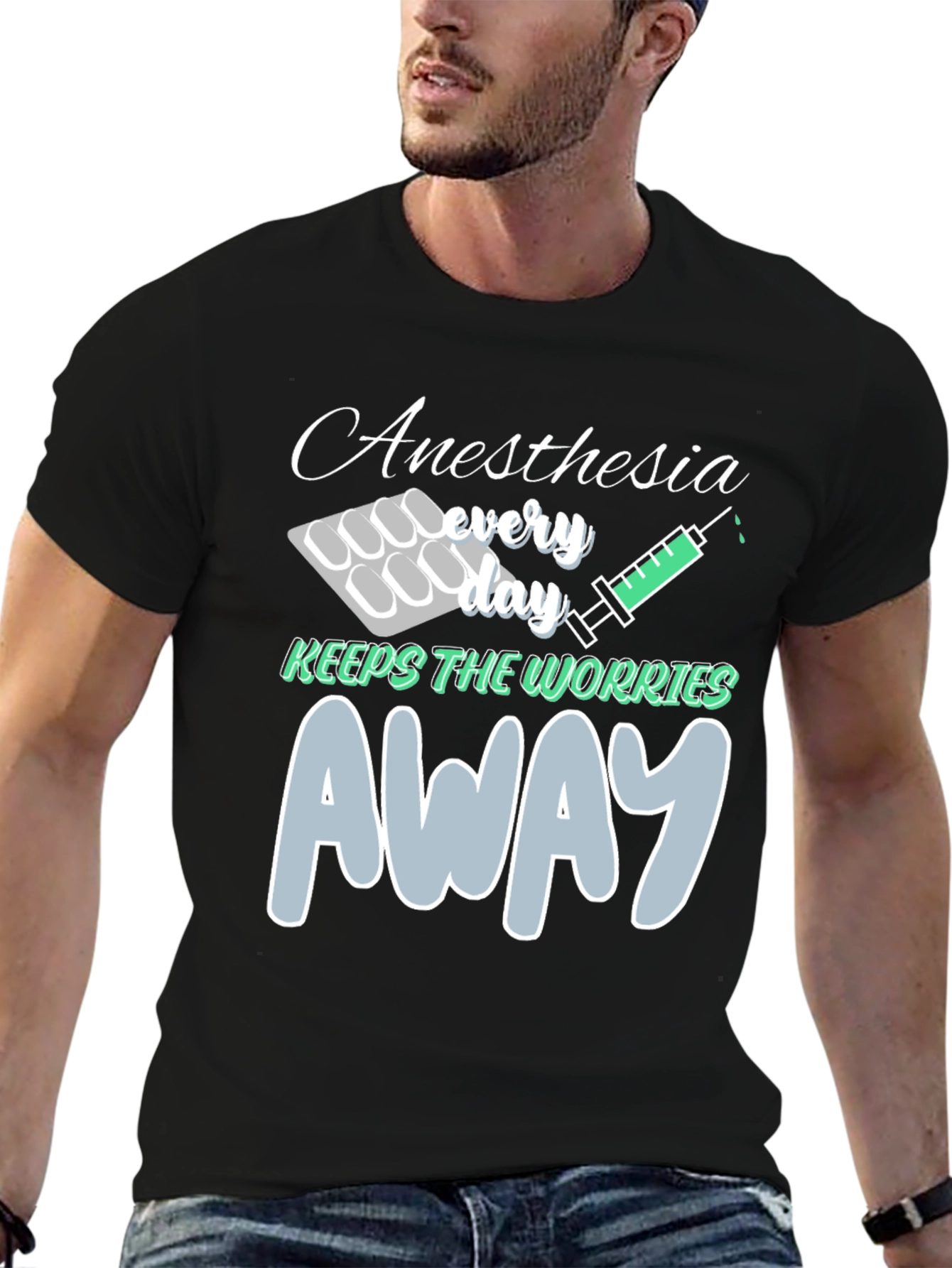 Camiseta Negra Anestesia