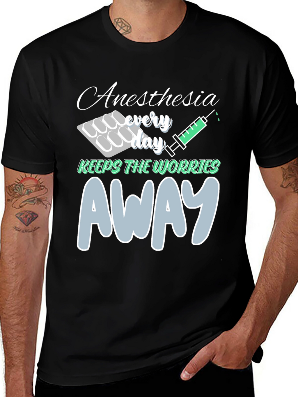 Camiseta Negra Anestesia