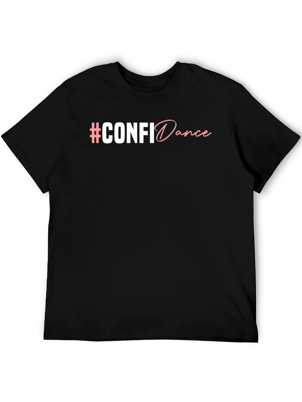Camiseta Negra #CONFIDance - Comodidad y Estilo