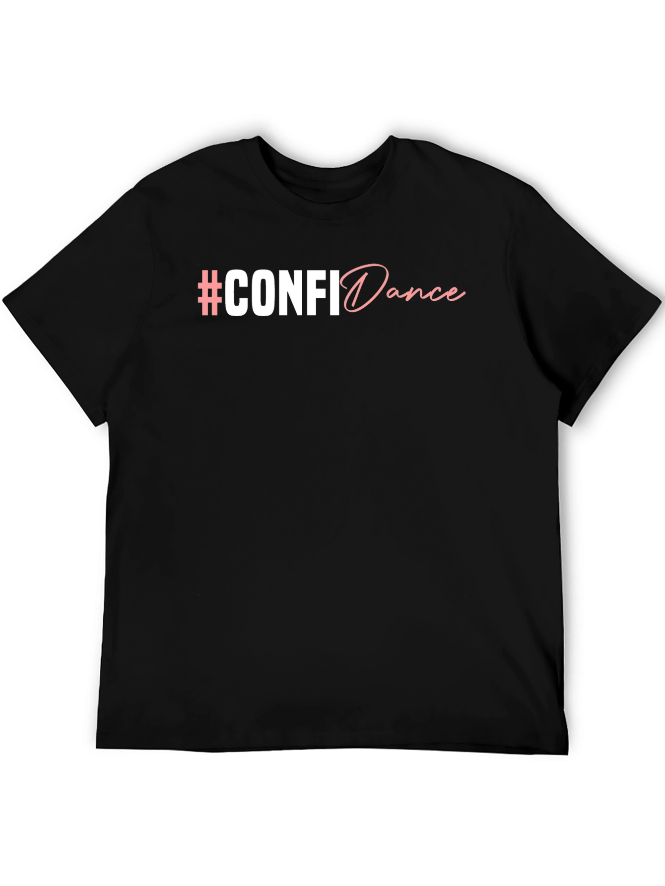 Camiseta Negra #CONFIDance - Comodidad y Estilo