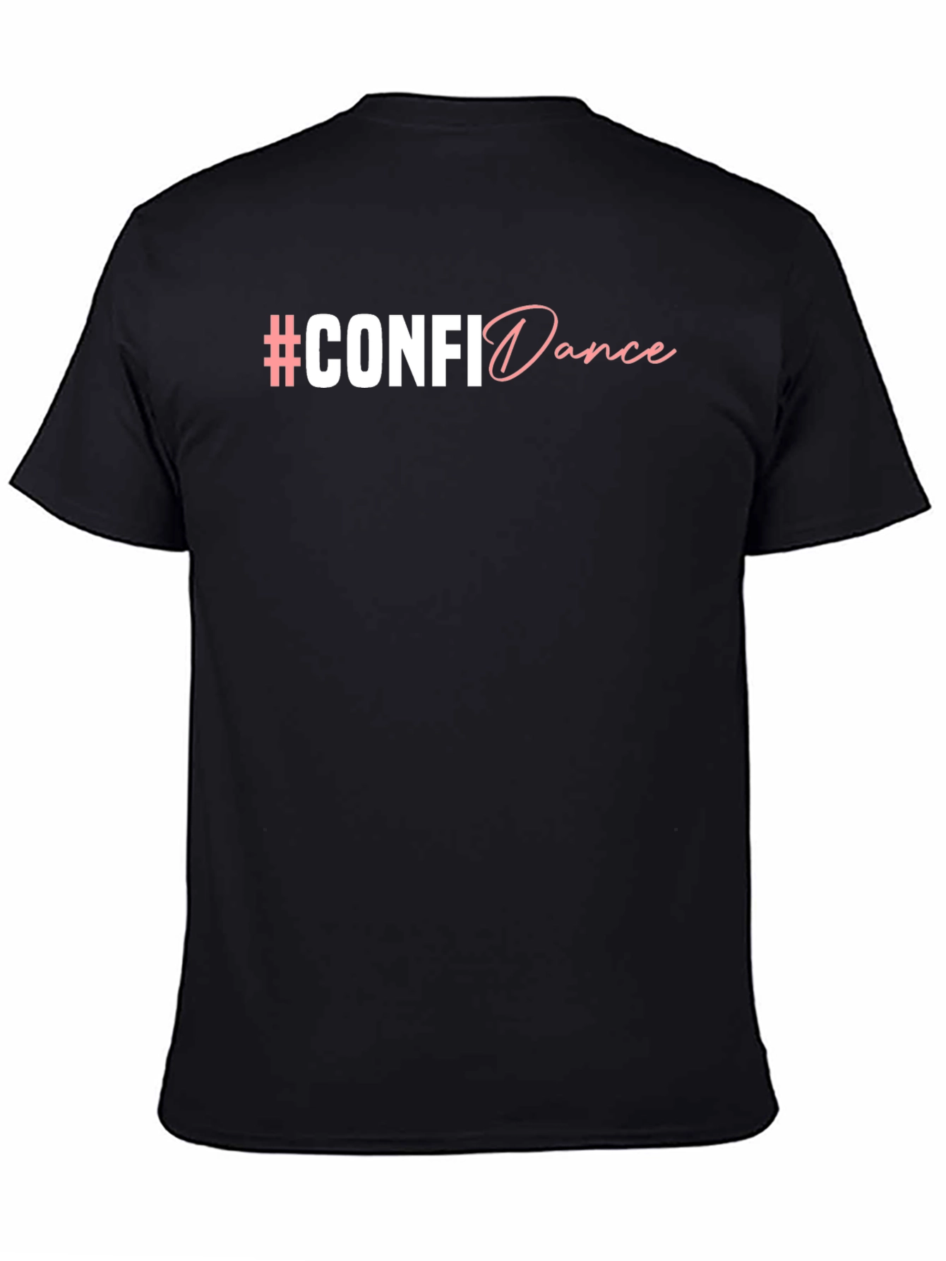 Camiseta Negra #CONFIDance - Comodidad y Estilo