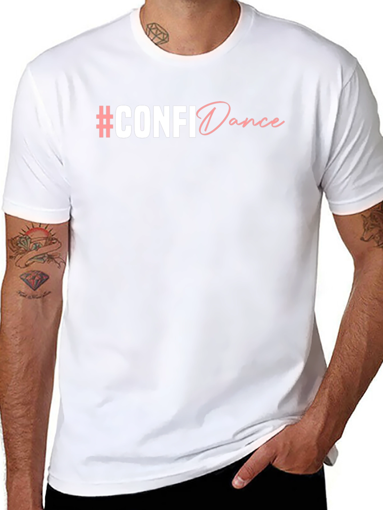 Camiseta Negra #CONFIDance - Comodidad y Estilo