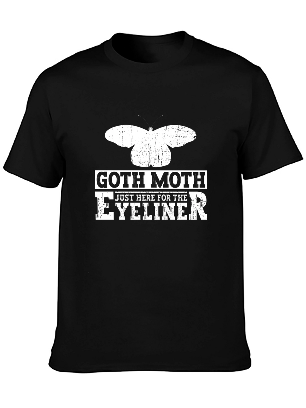 Camiseta Goth Moth Eyeliner