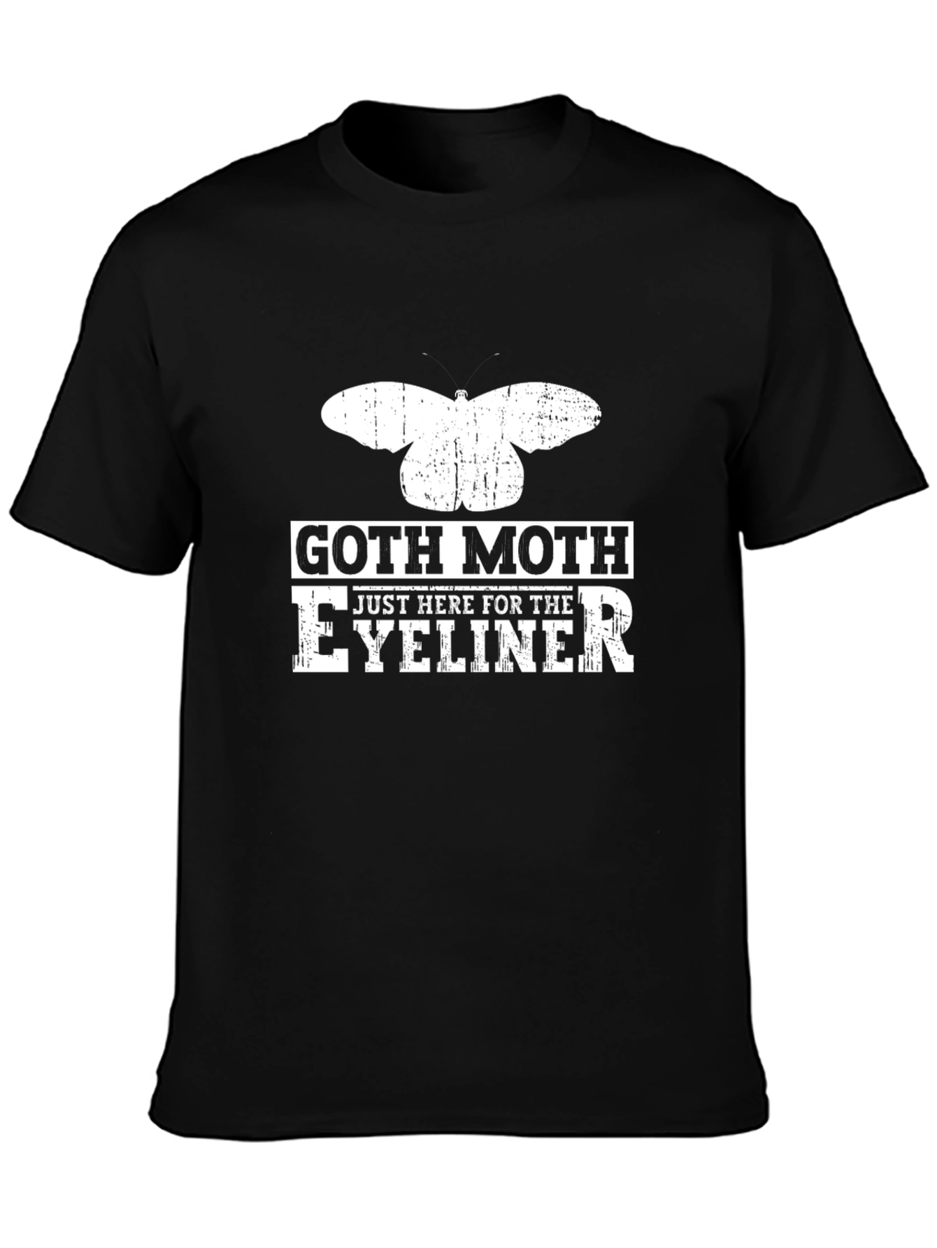 Camiseta Goth Moth Eyeliner
