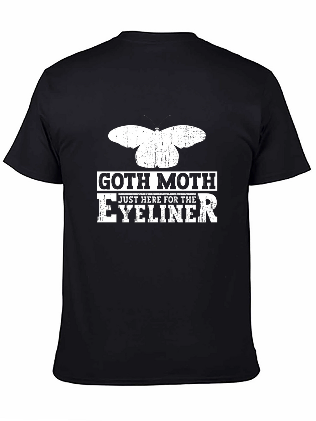 Camiseta Goth Moth Eyeliner