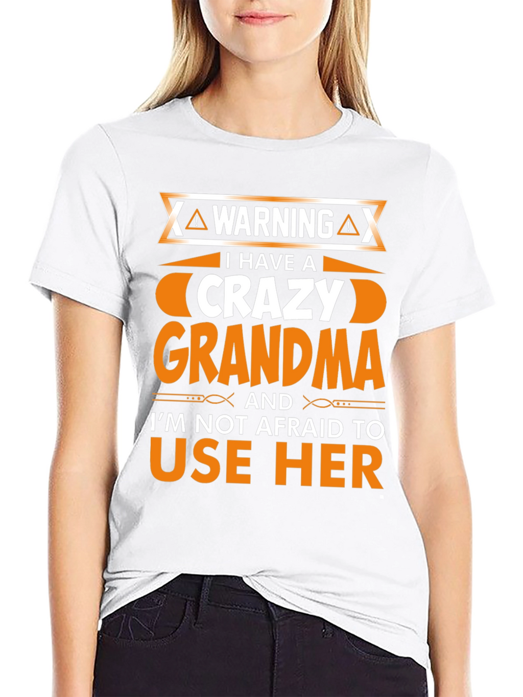 Camiseta Hombre Crazy Grandma