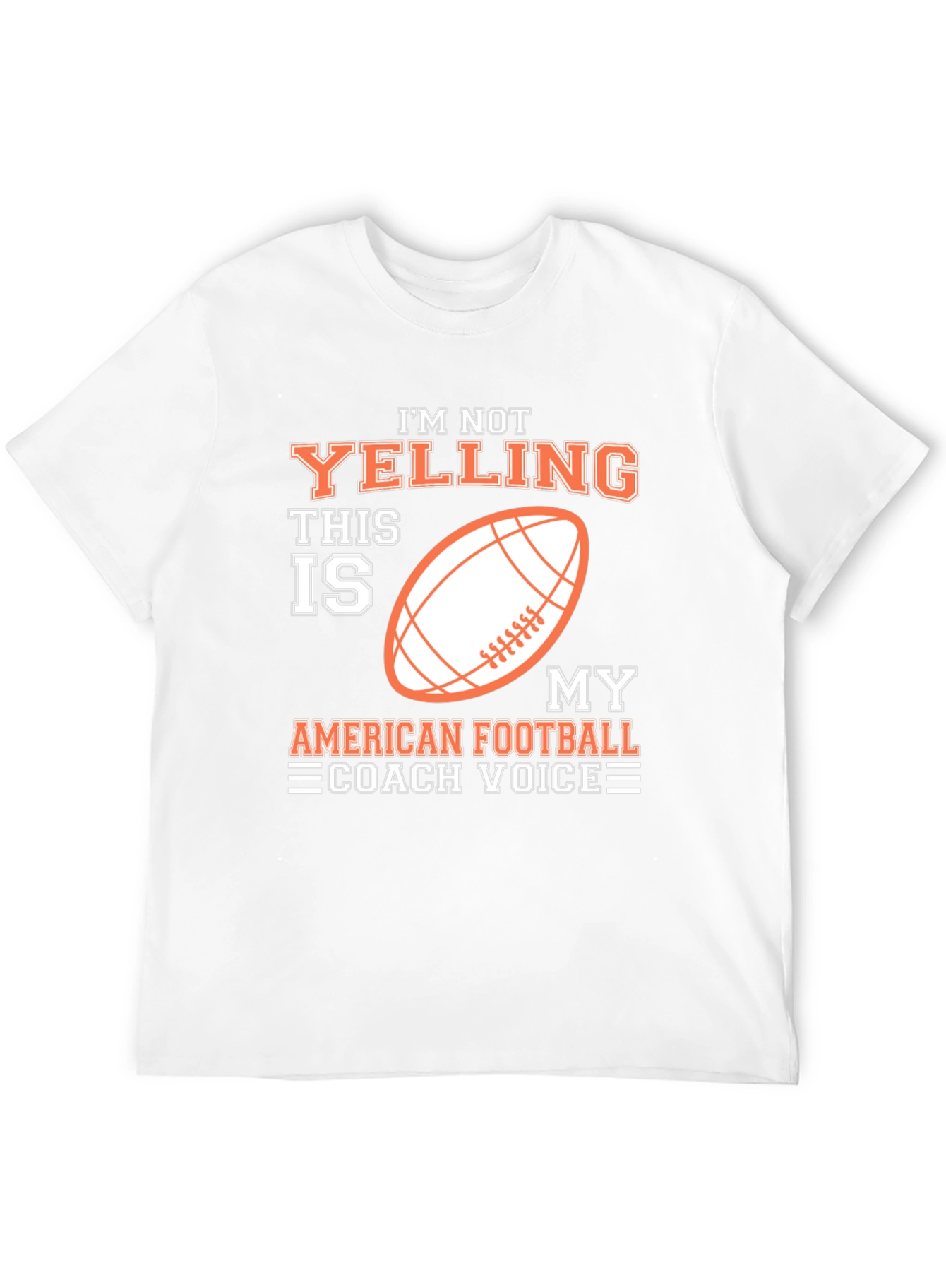 Camiseta de Fútbol Americano: Voz de Entrenador