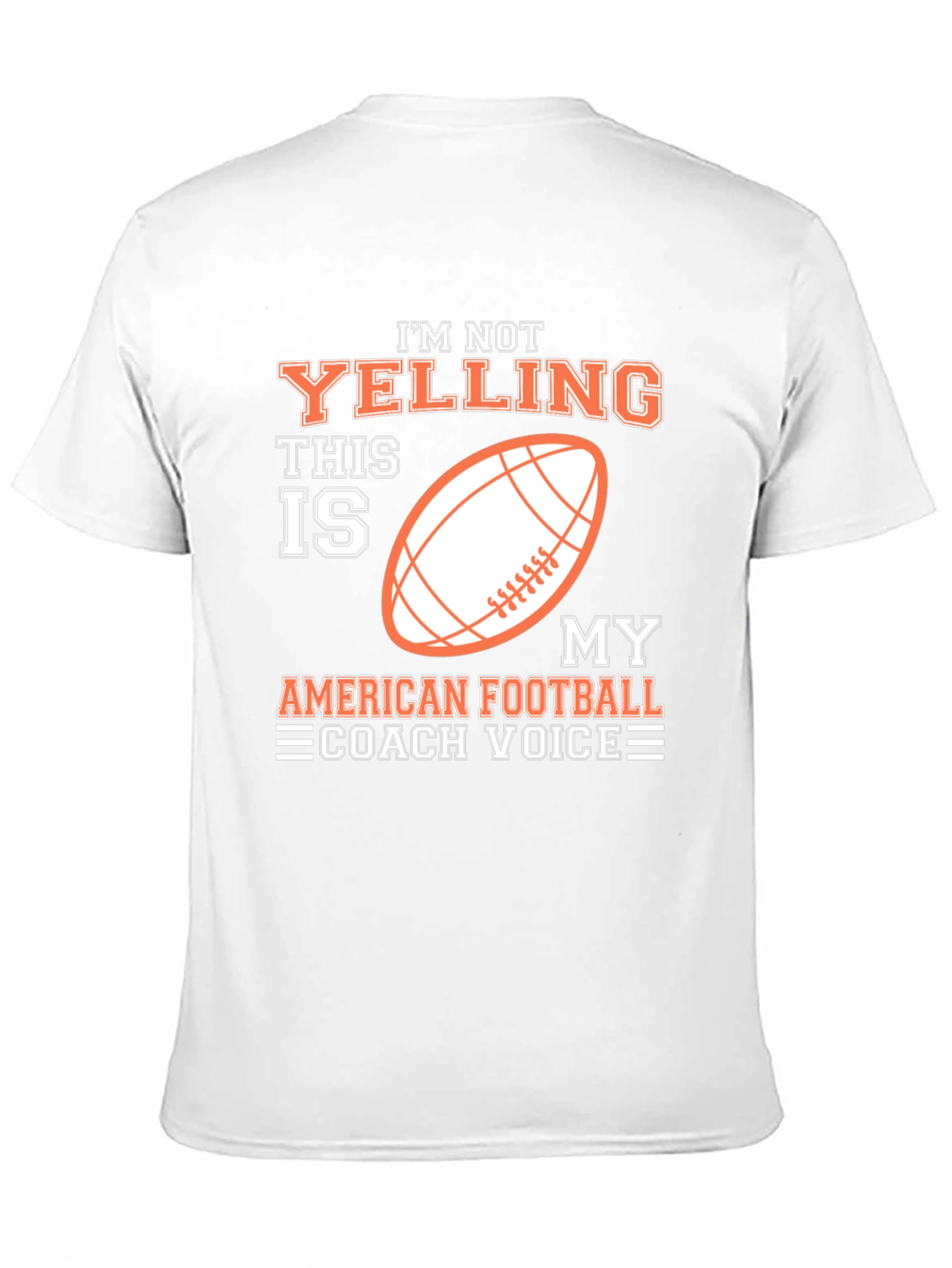 Camiseta de Fútbol Americano: Voz de Entrenador