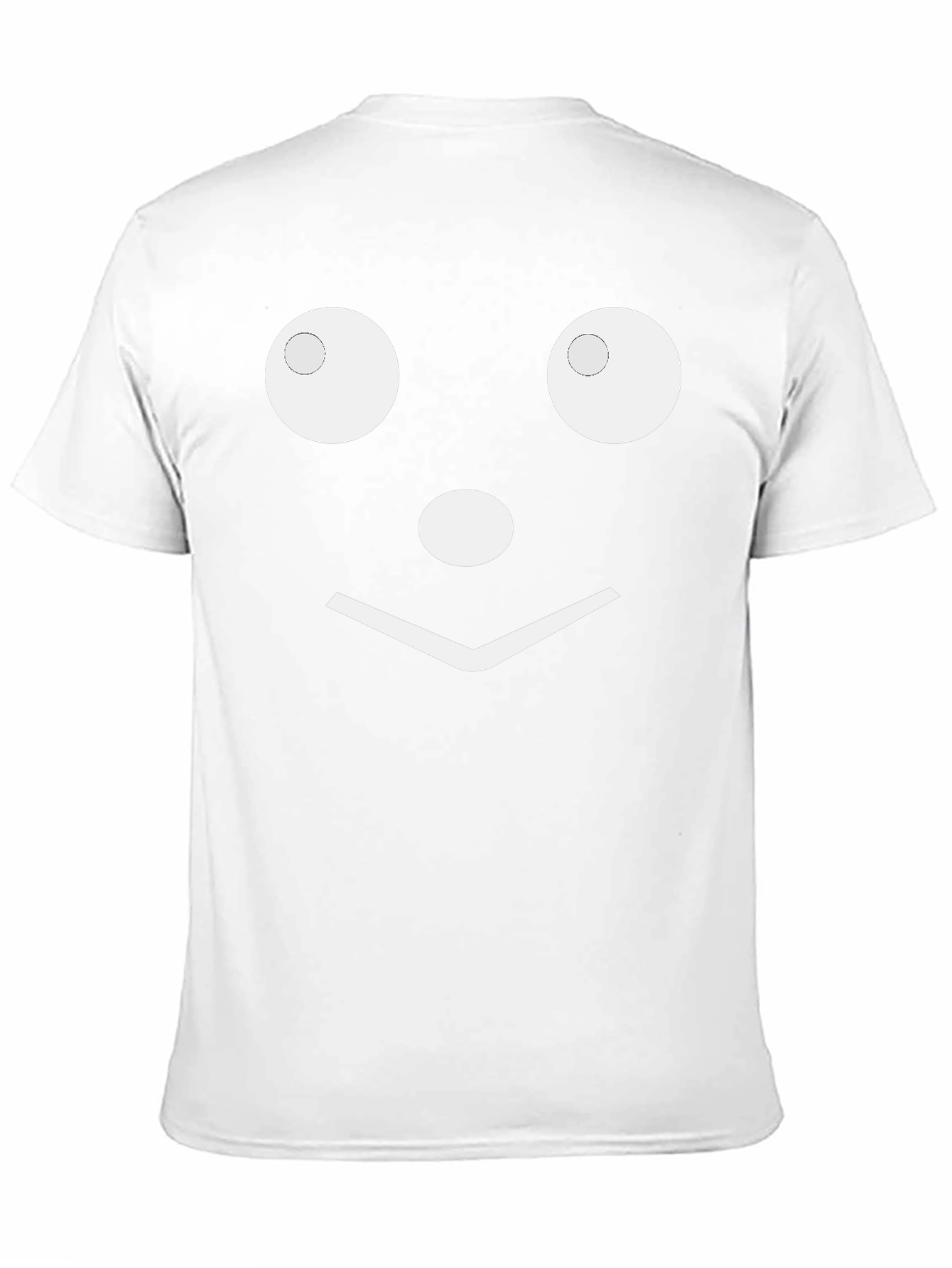 Camiseta Hombre Cara Abstracta Divertida Algodón