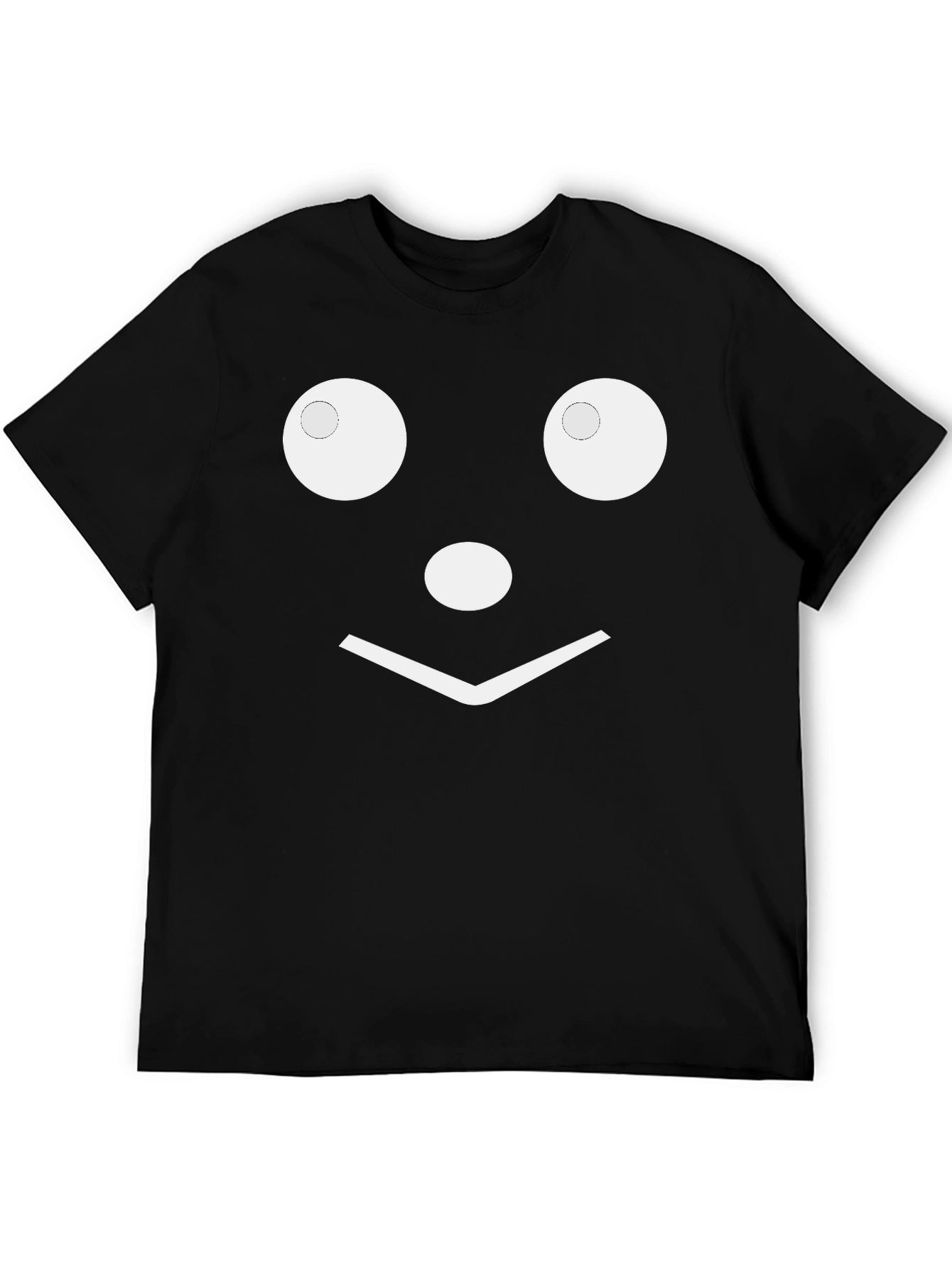 Camiseta Hombre Cara Abstracta Divertida Algodón