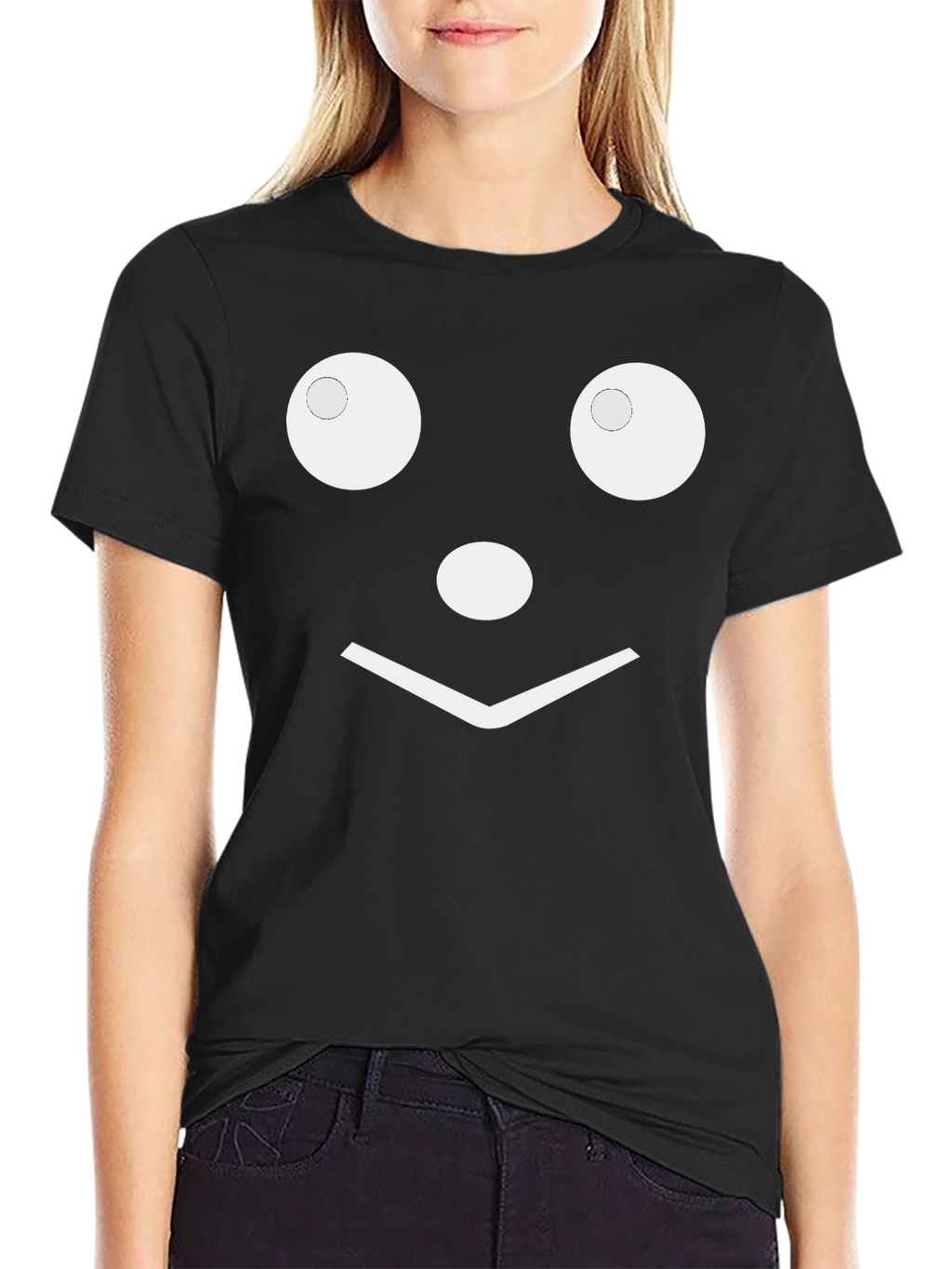 Camiseta Hombre Cara Abstracta Divertida Algodón