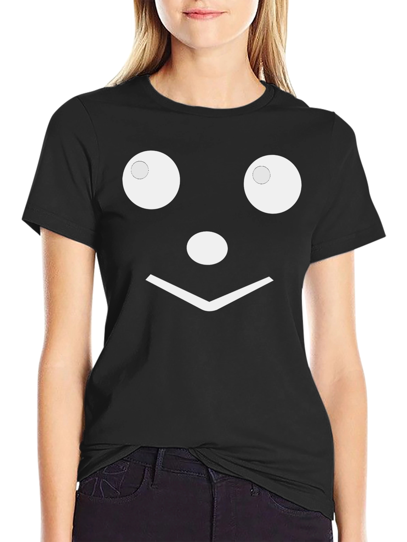 Camiseta Hombre Cara Abstracta Divertida Algodón