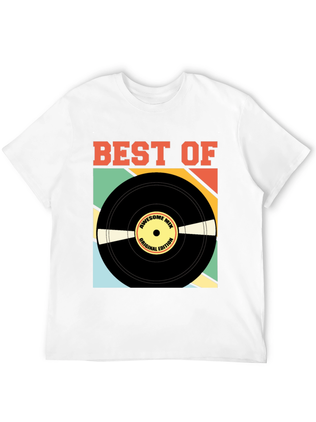 Camiseta Best Of Retro Vinilo Mix Original