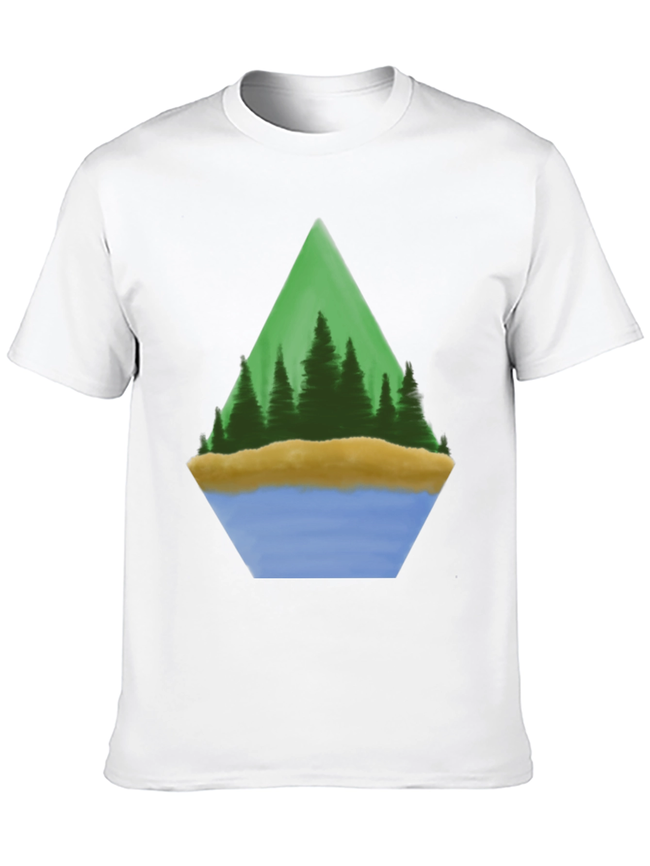 Camiseta Hombre Diseño Paisaje Montaña