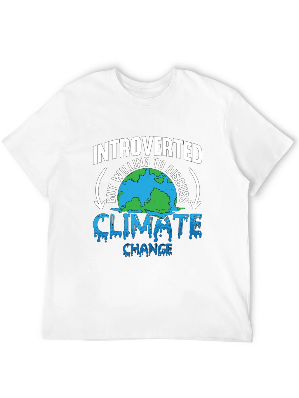 Camiseta Introvertido Cambio Climático