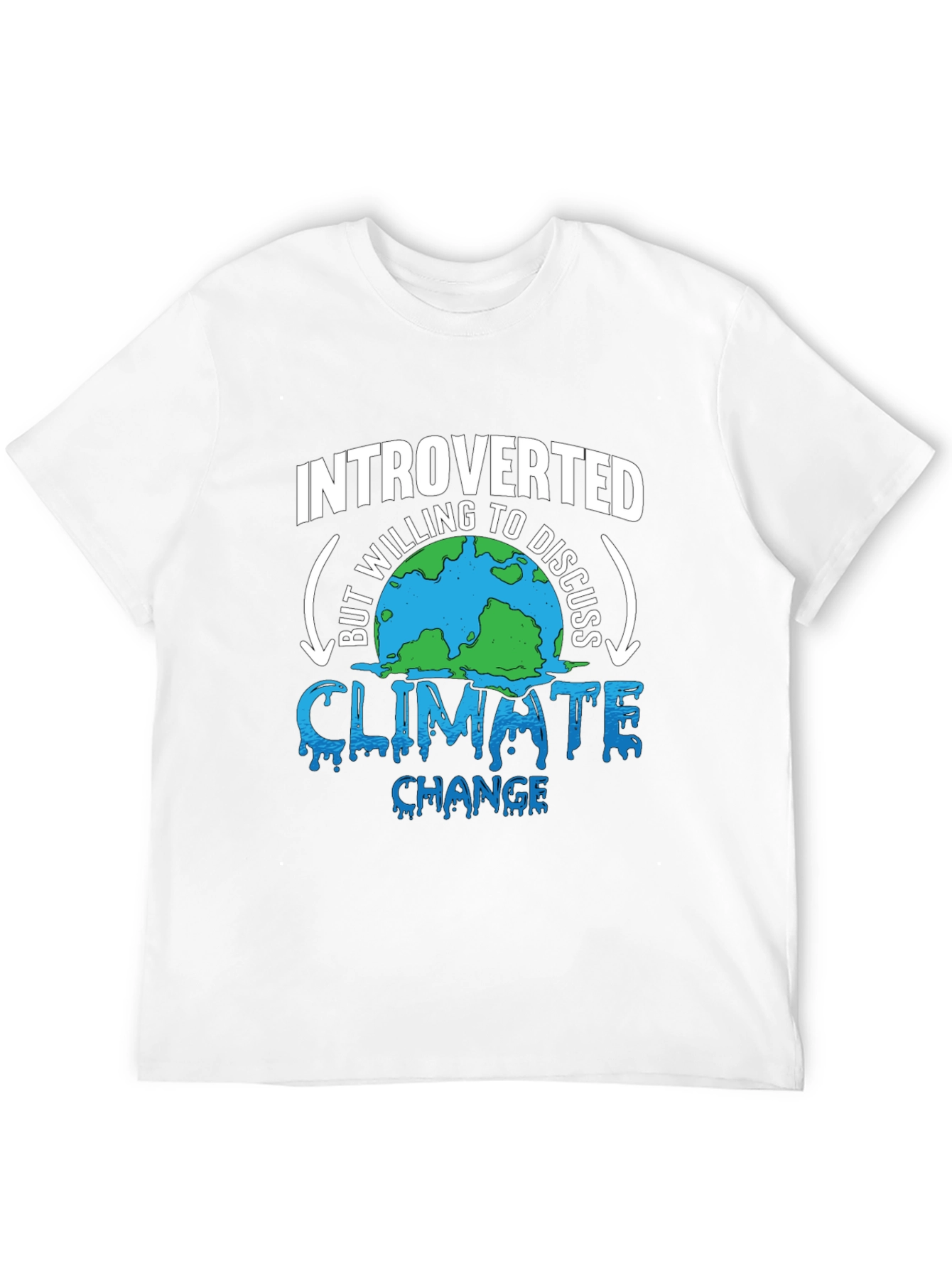 Camiseta Introvertido Cambio Climático