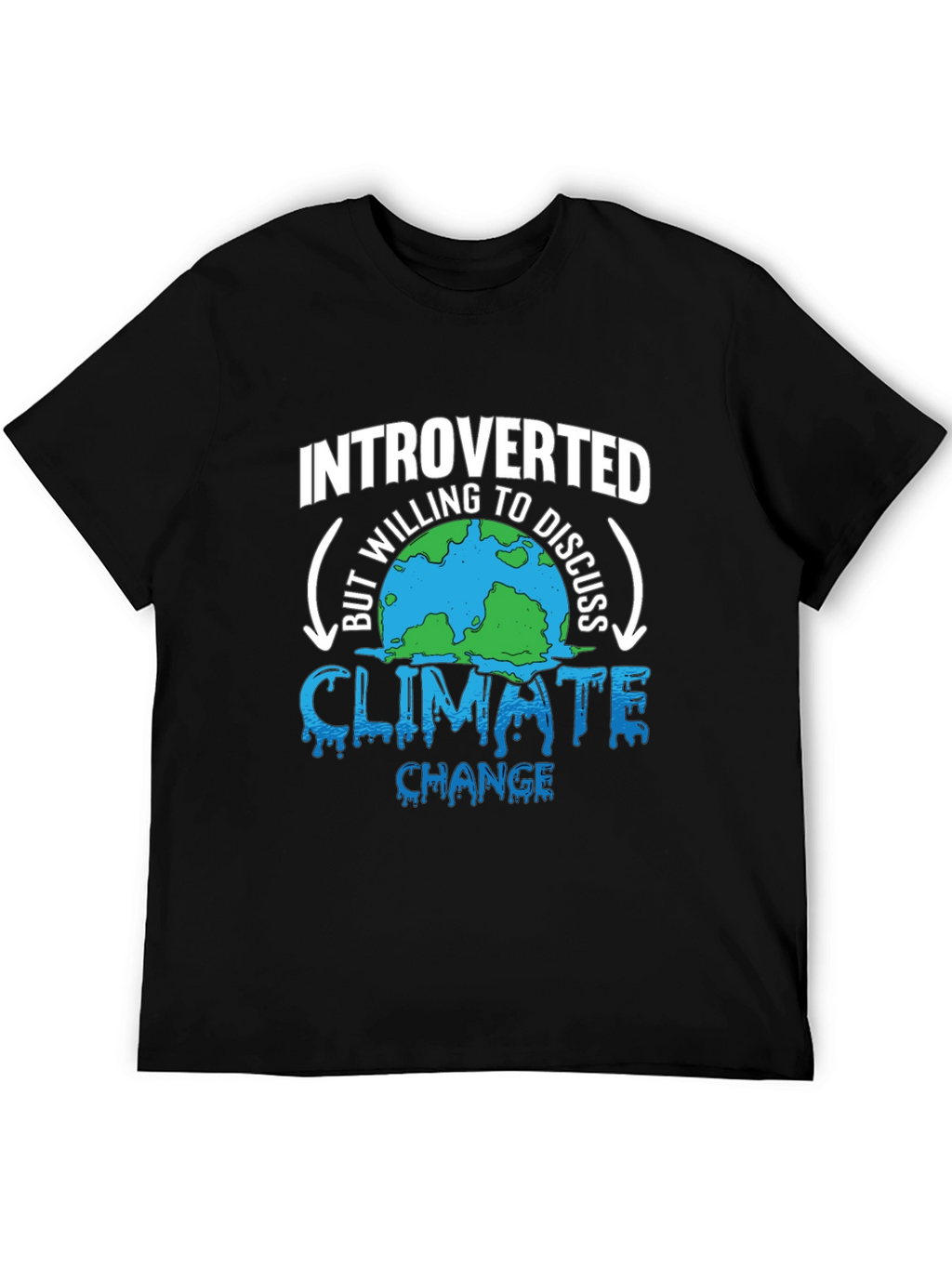 Camiseta Introvertido Cambio Climático