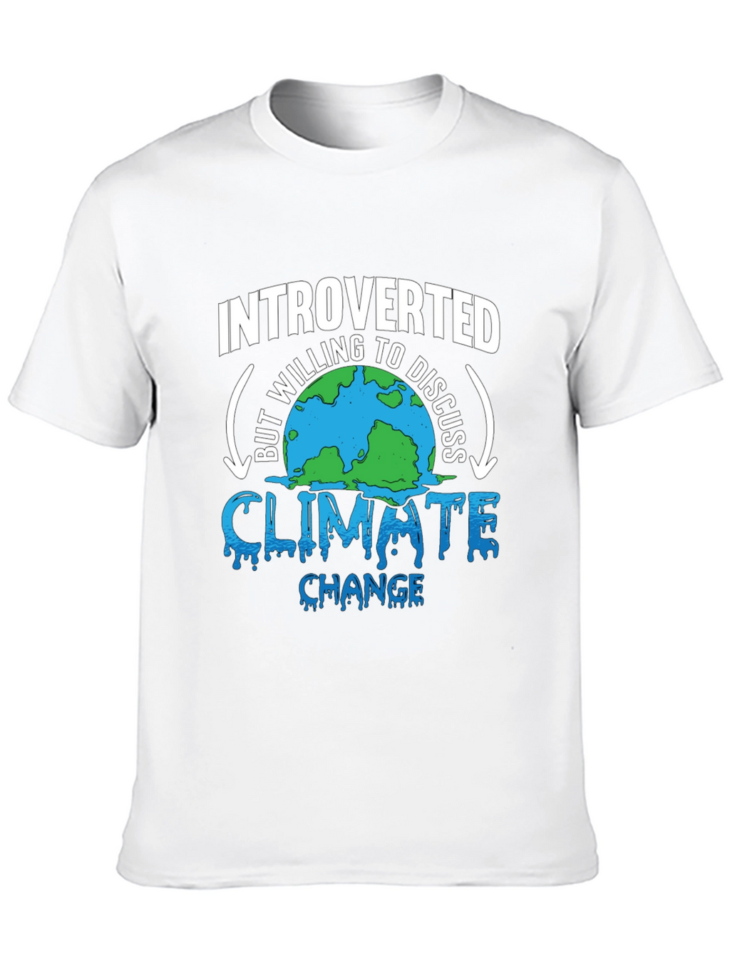 Camiseta Introvertido Cambio Climático
