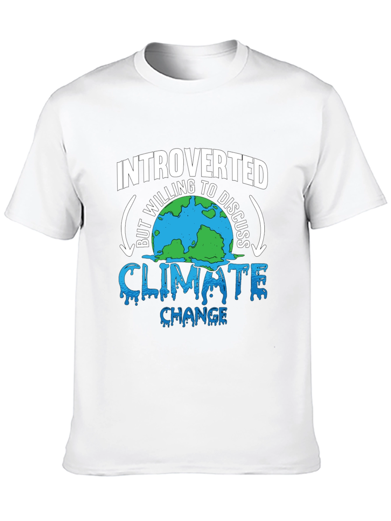Camiseta Introvertido Cambio Climático