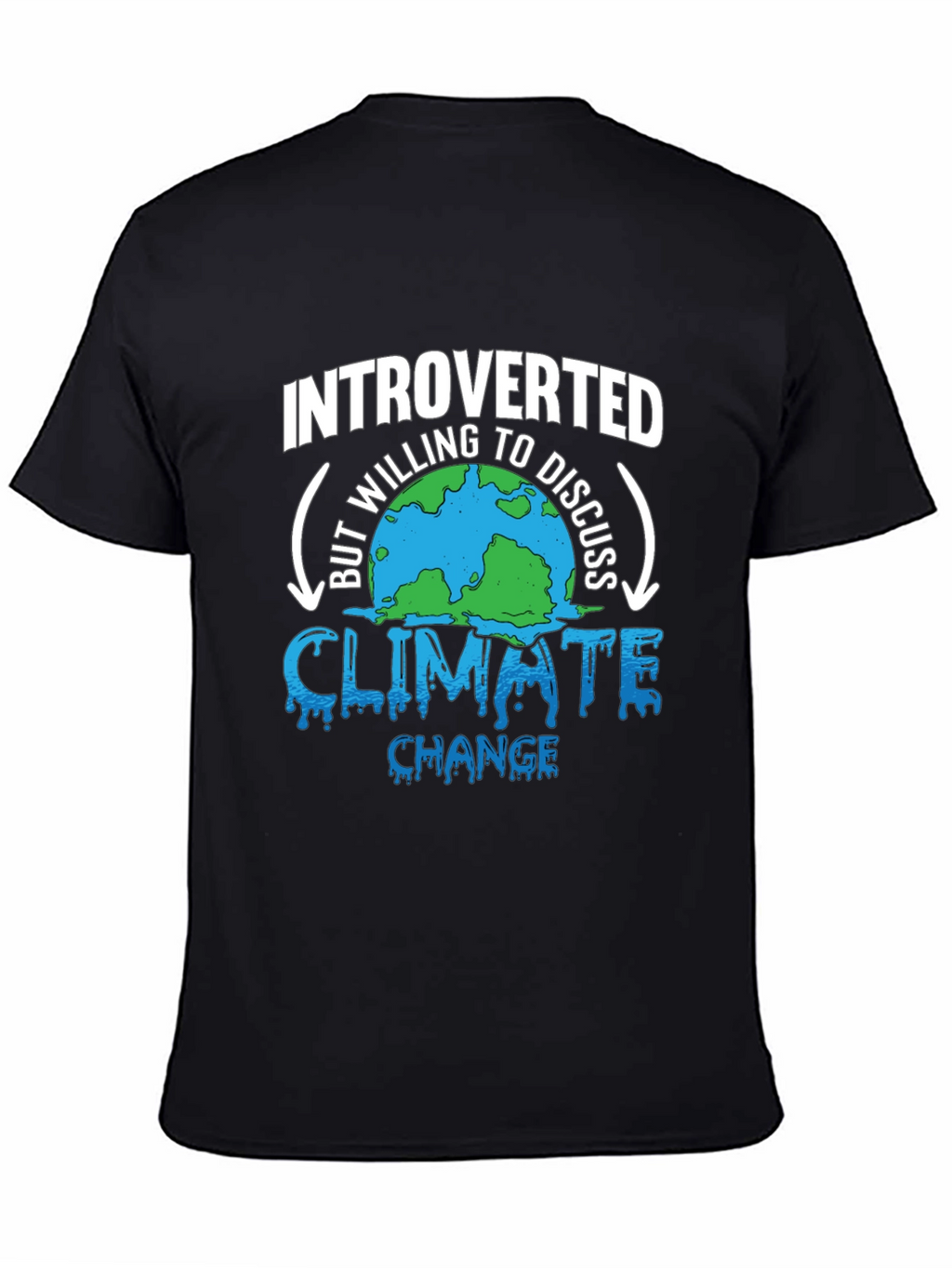 Camiseta Introvertido Cambio Climático