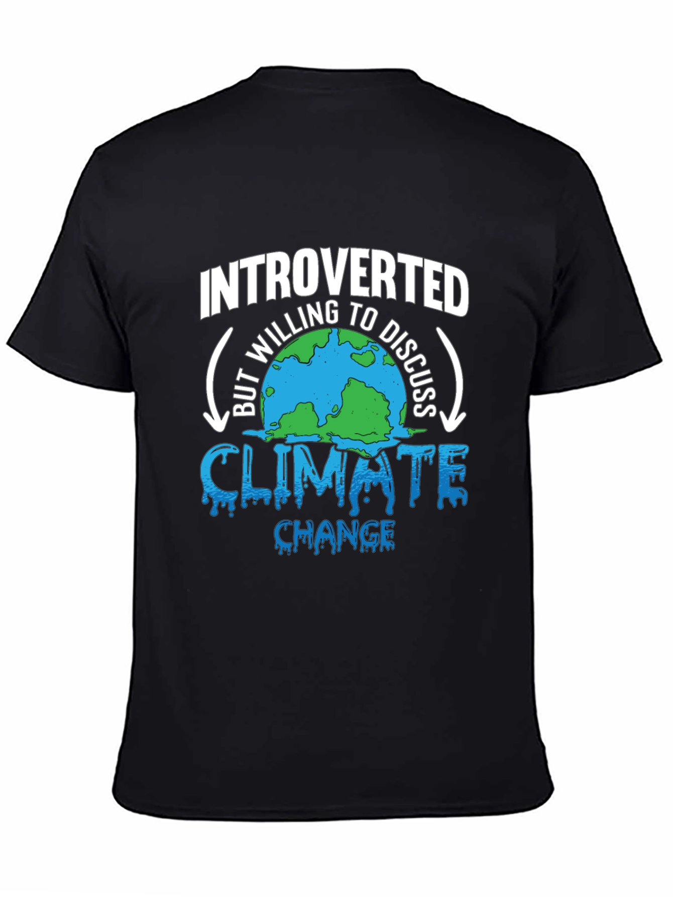 Camiseta Introvertido Cambio Climático