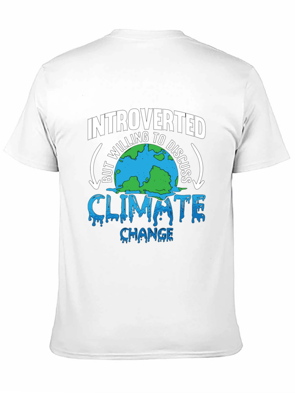 Camiseta Introvertido Cambio Climático