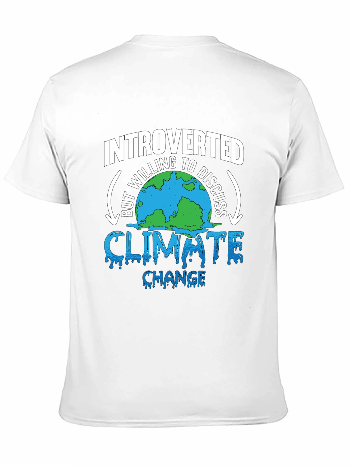 Camiseta Introvertido Cambio Climático