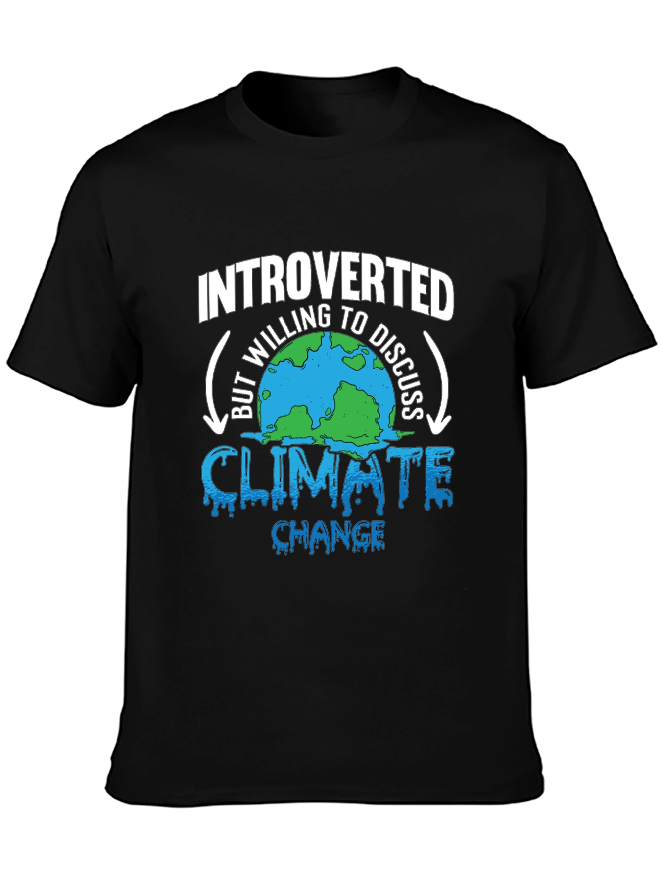 Camiseta Introvertido Cambio Climático