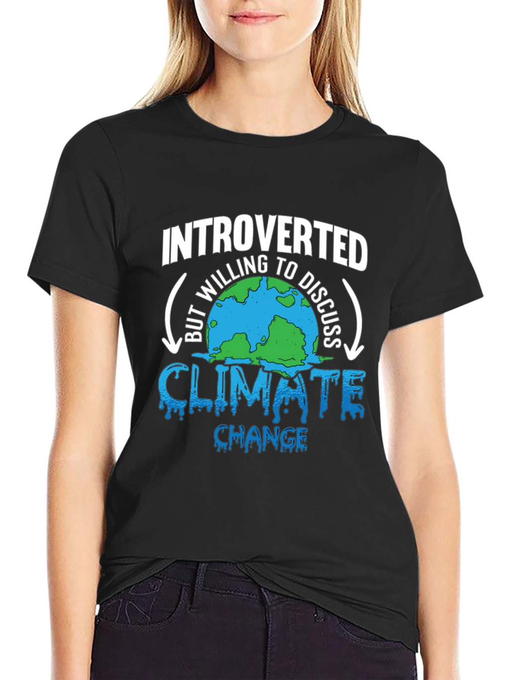 Camiseta Introvertido Cambio Climático