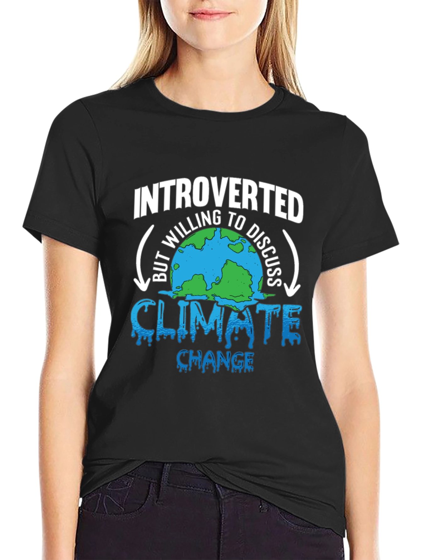 Camiseta Introvertido Cambio Climático