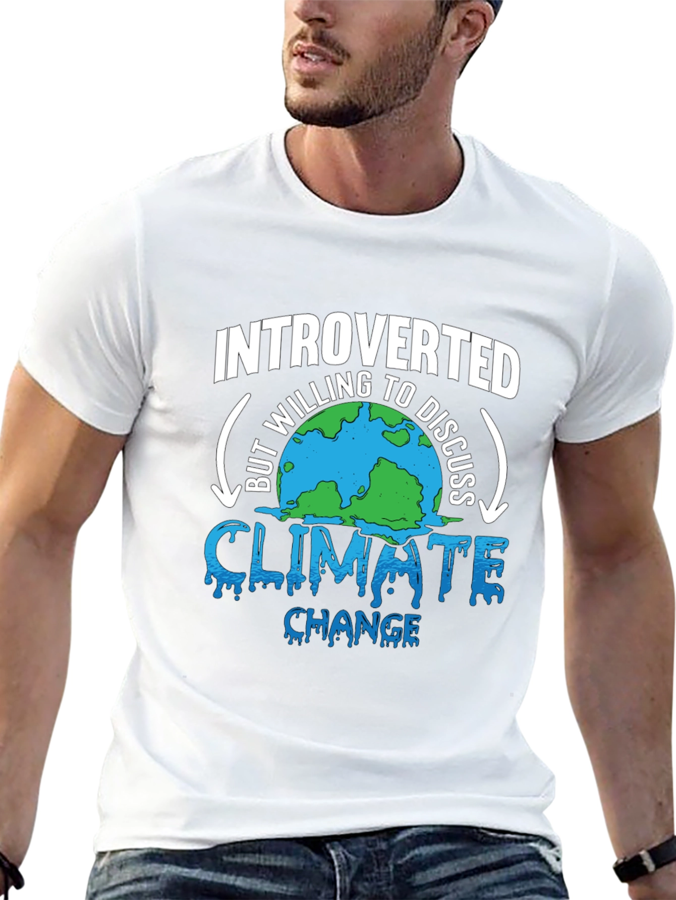 Camiseta Introvertido Cambio Climático
