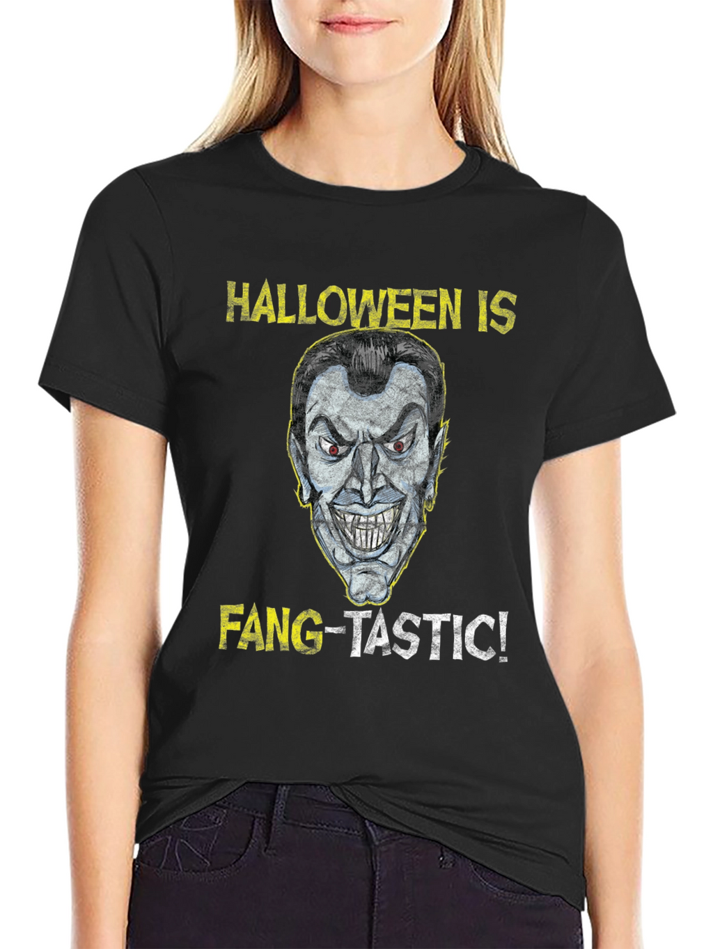 Camiseta Halloween Fang-tastic