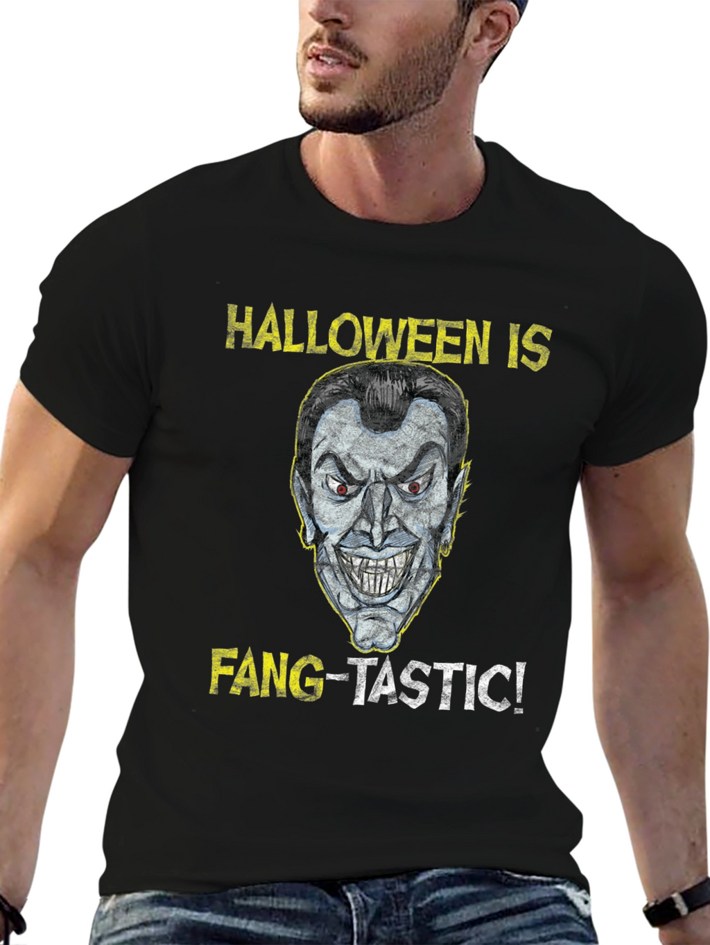 Camiseta Halloween Fang-tastic