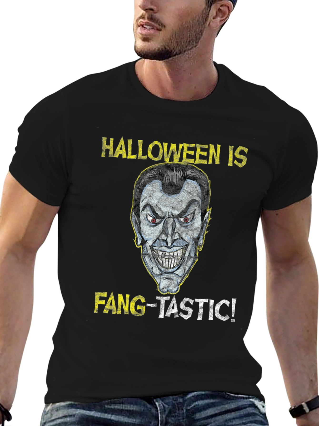Camiseta Halloween Fang-tastic