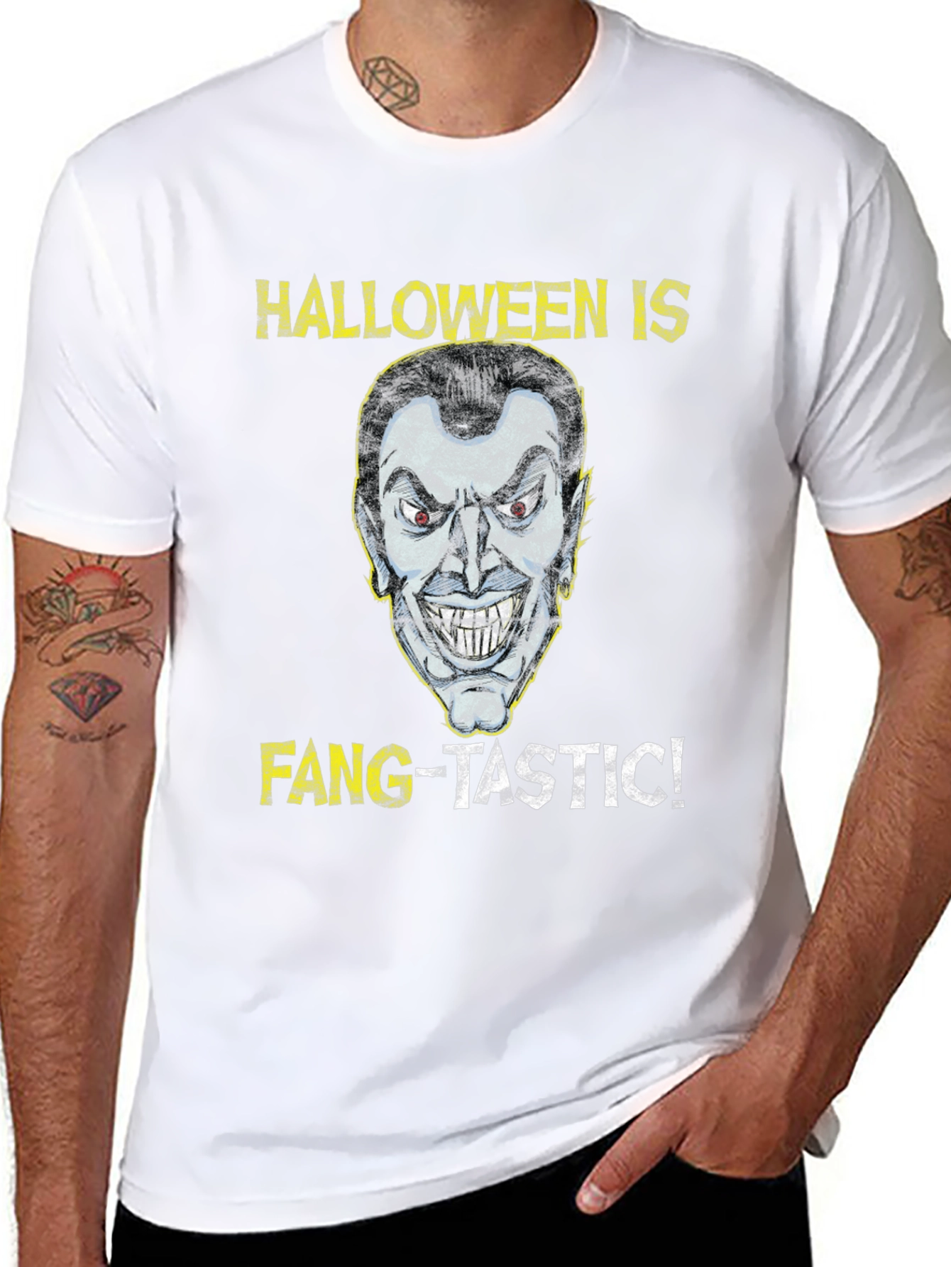 Camiseta Halloween Fang-tastic
