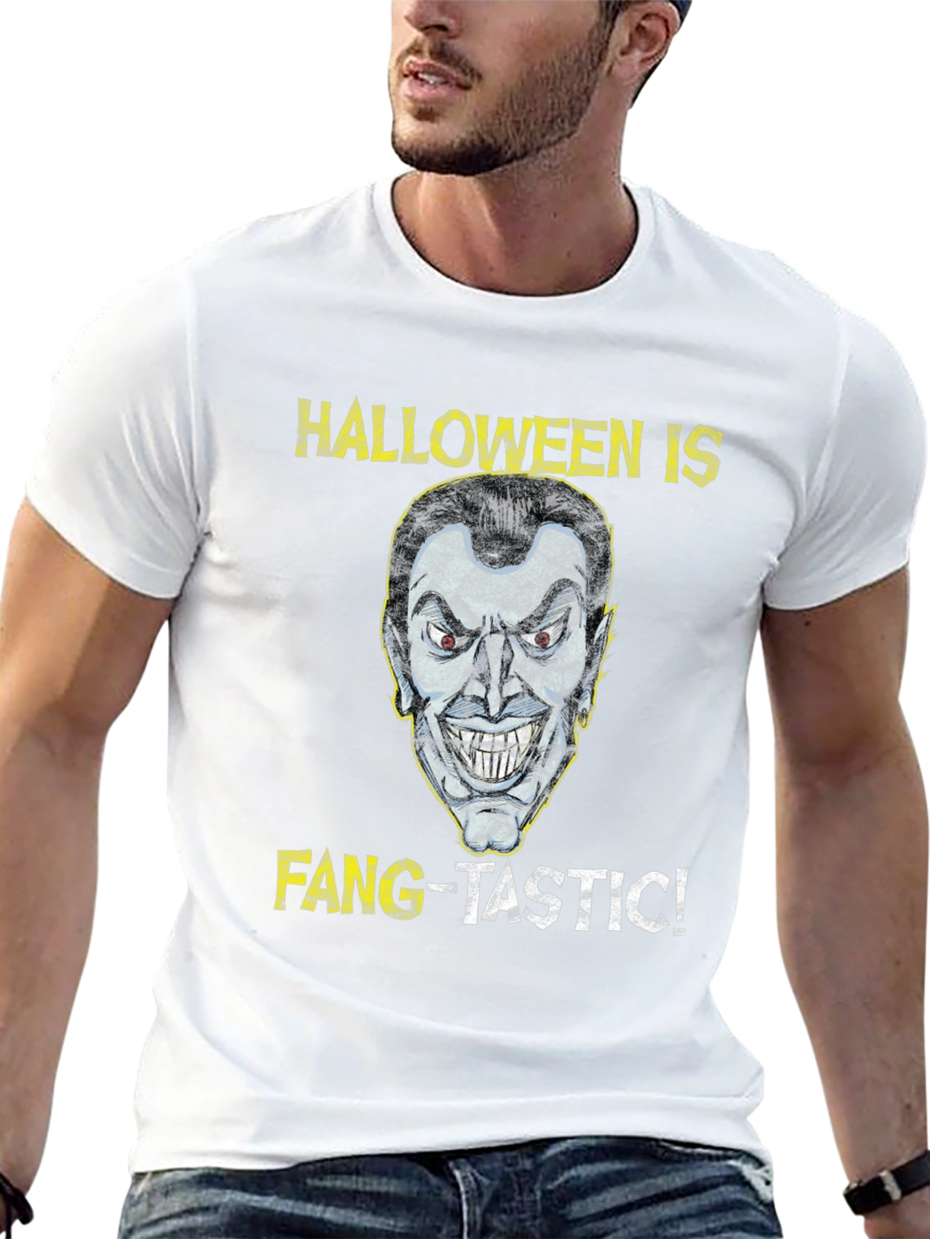Camiseta Halloween Fang-tastic