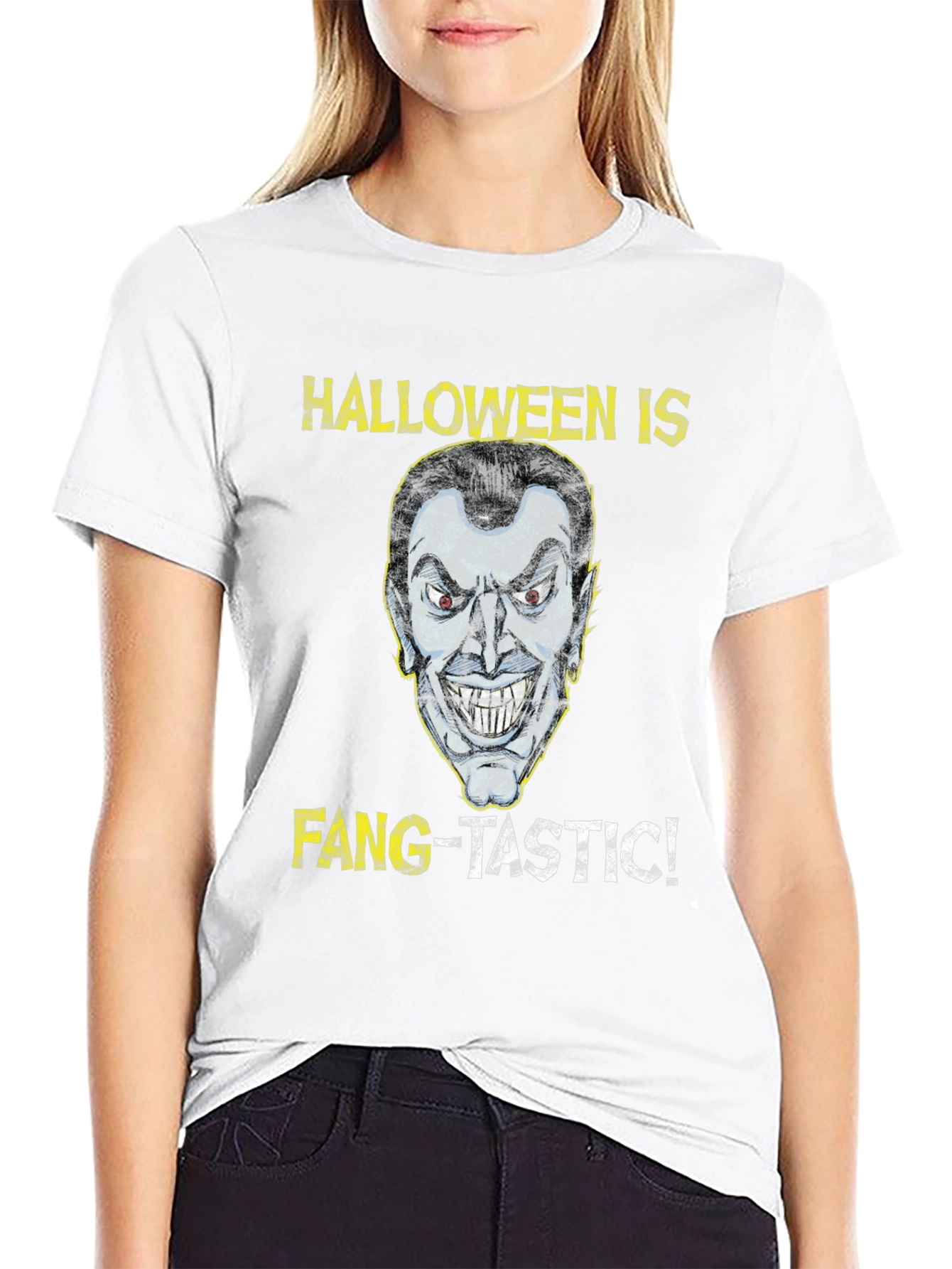 Camiseta Halloween Fang-tastic