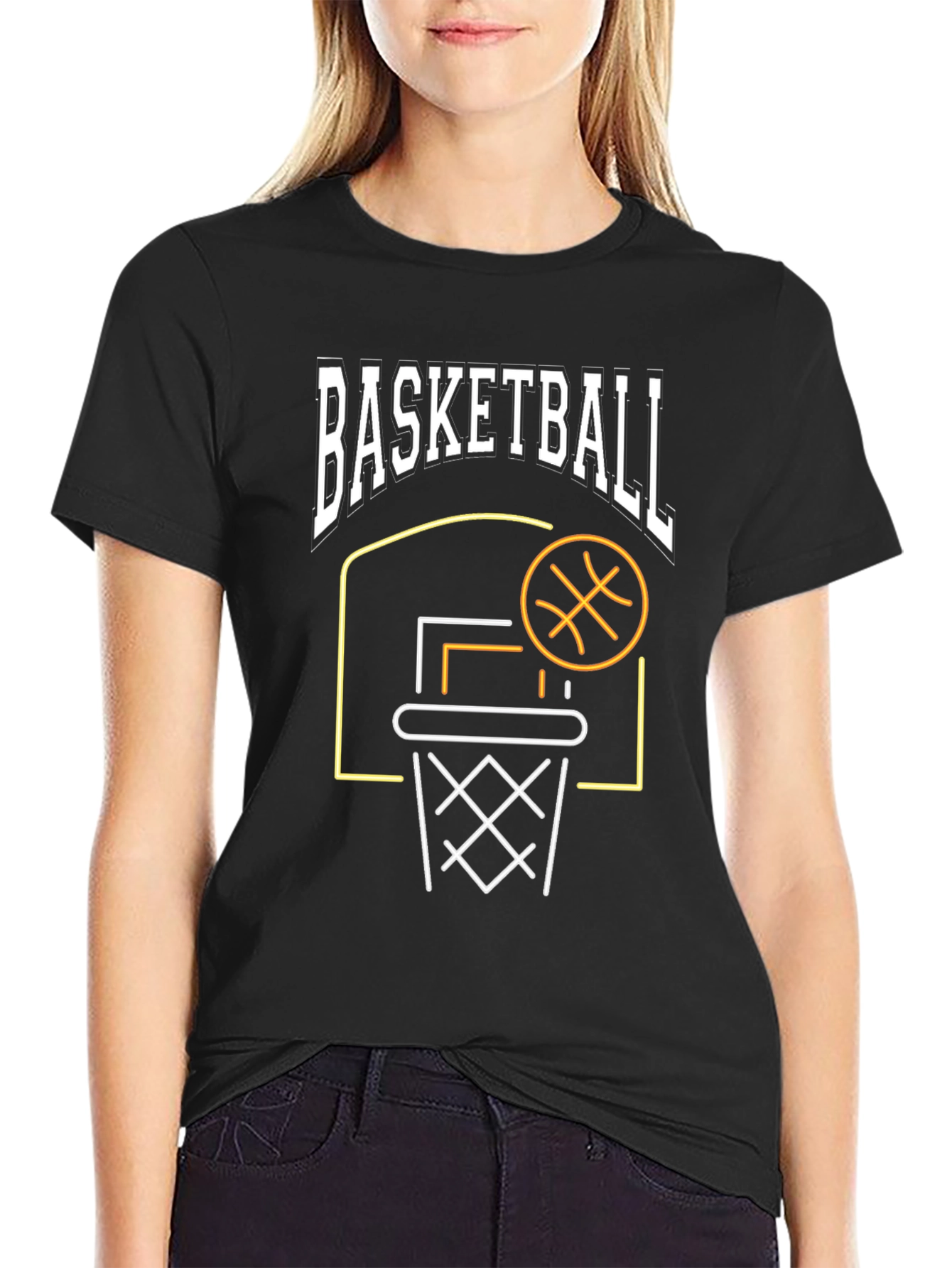 Camiseta Negra Baloncesto