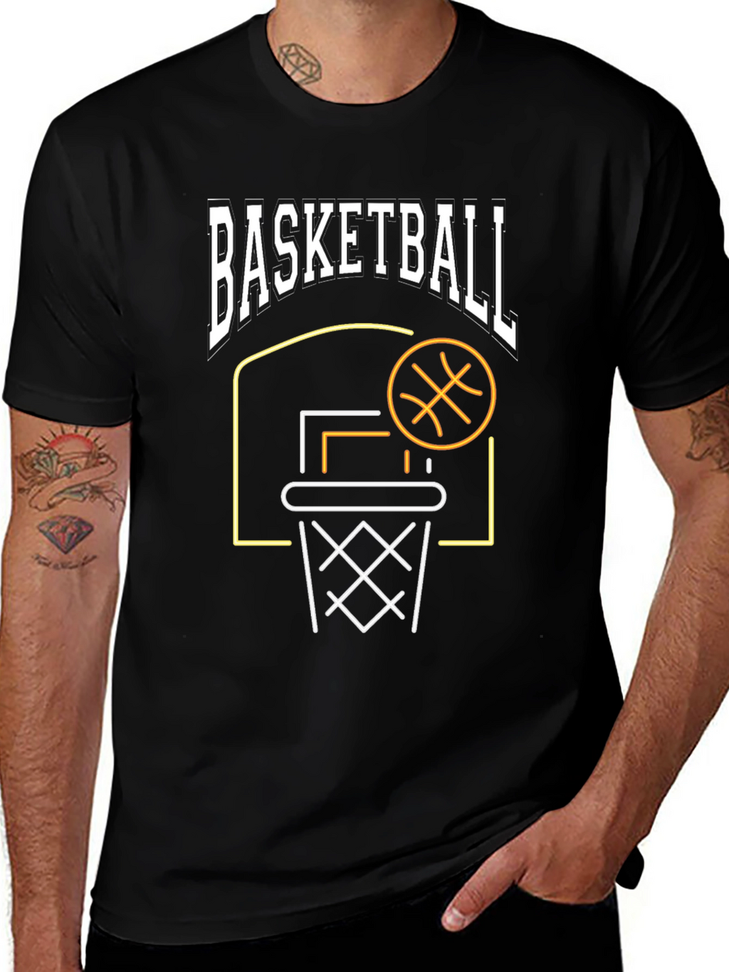 Camiseta Negra Baloncesto