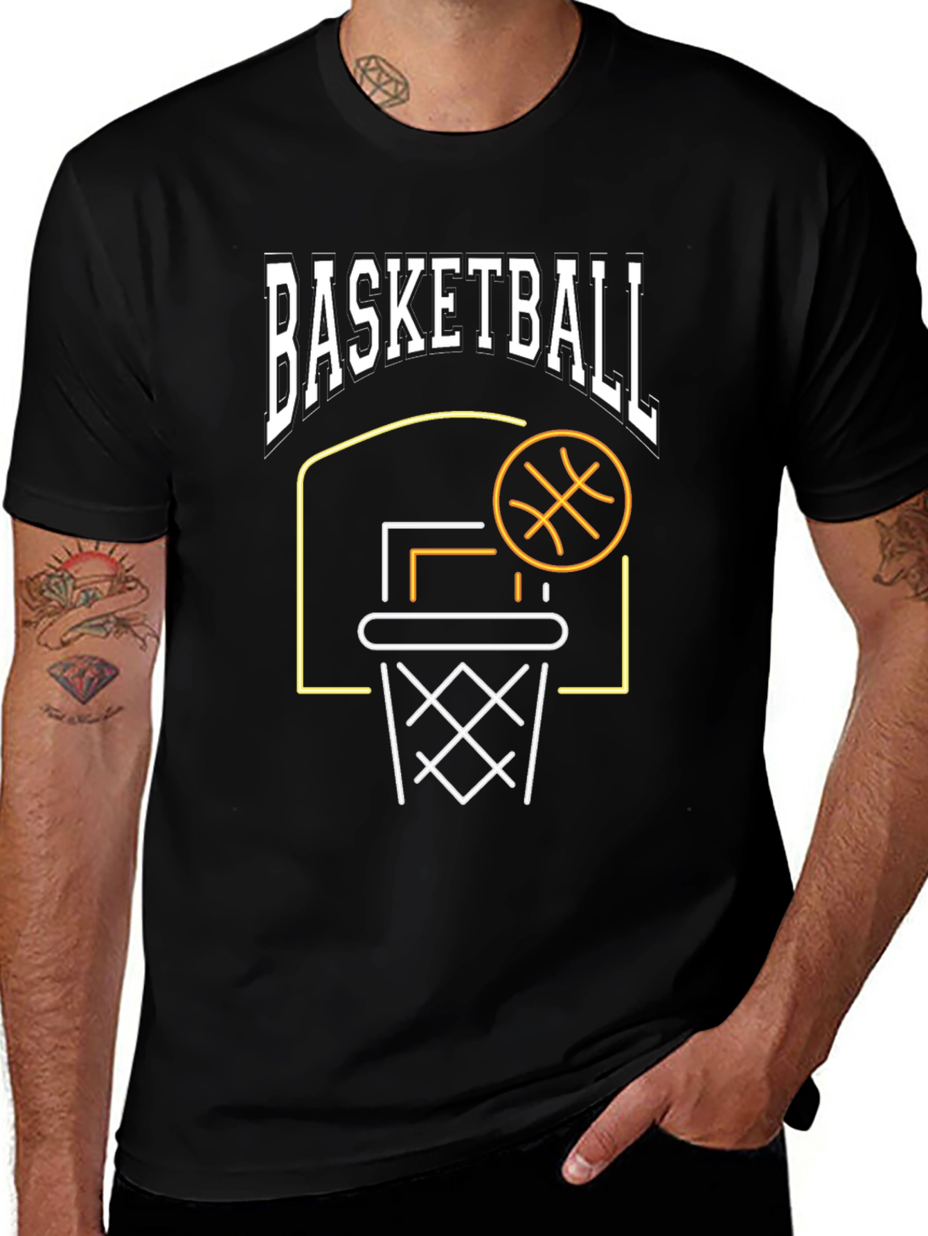 Camiseta Negra Baloncesto
