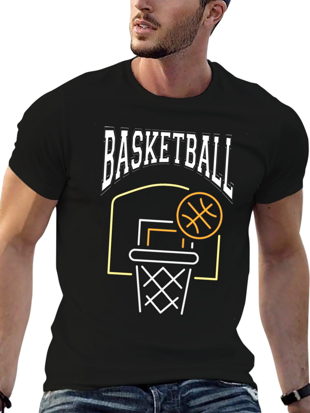 Camiseta Negra Baloncesto