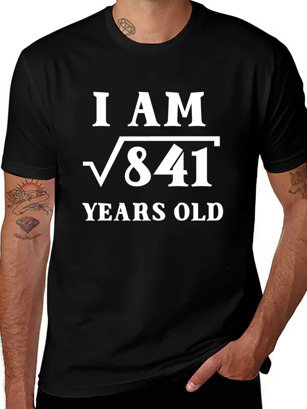 Camiseta Divertida Raíz Cuadrada de 841