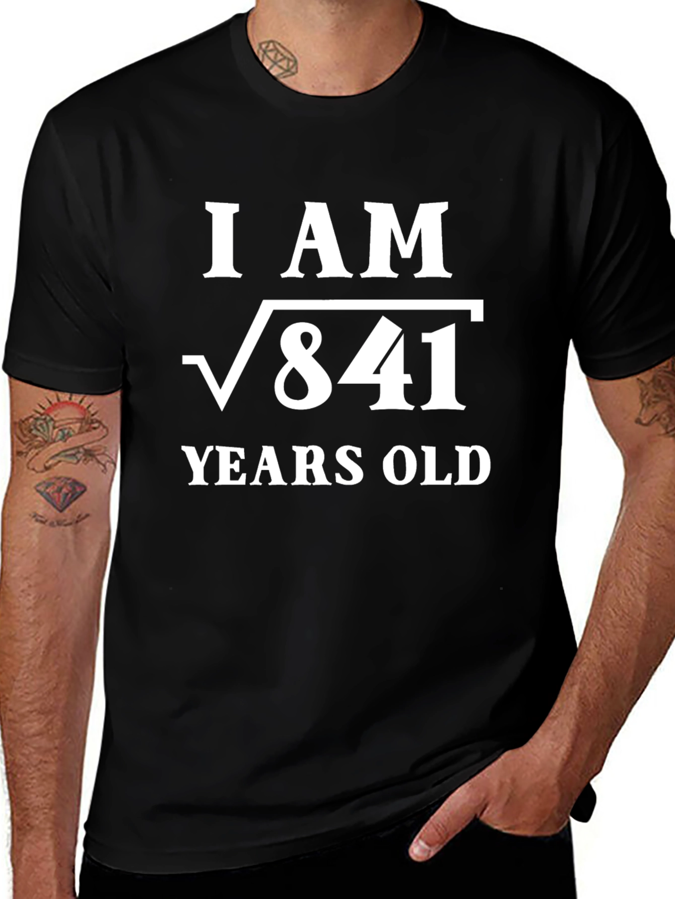 Camiseta Divertida Raíz Cuadrada de 841