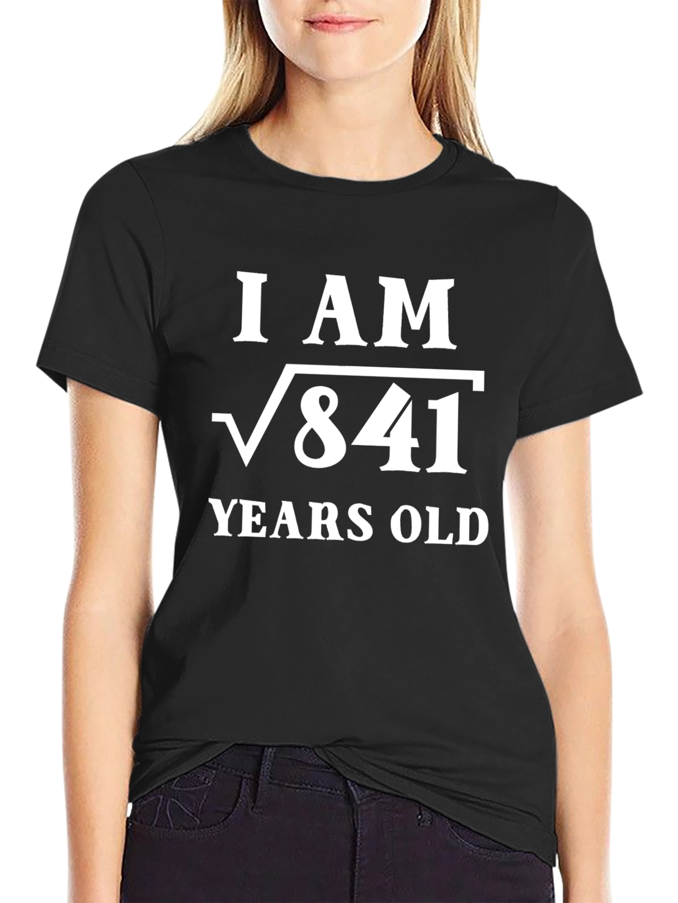 Camiseta Divertida Raíz Cuadrada de 841