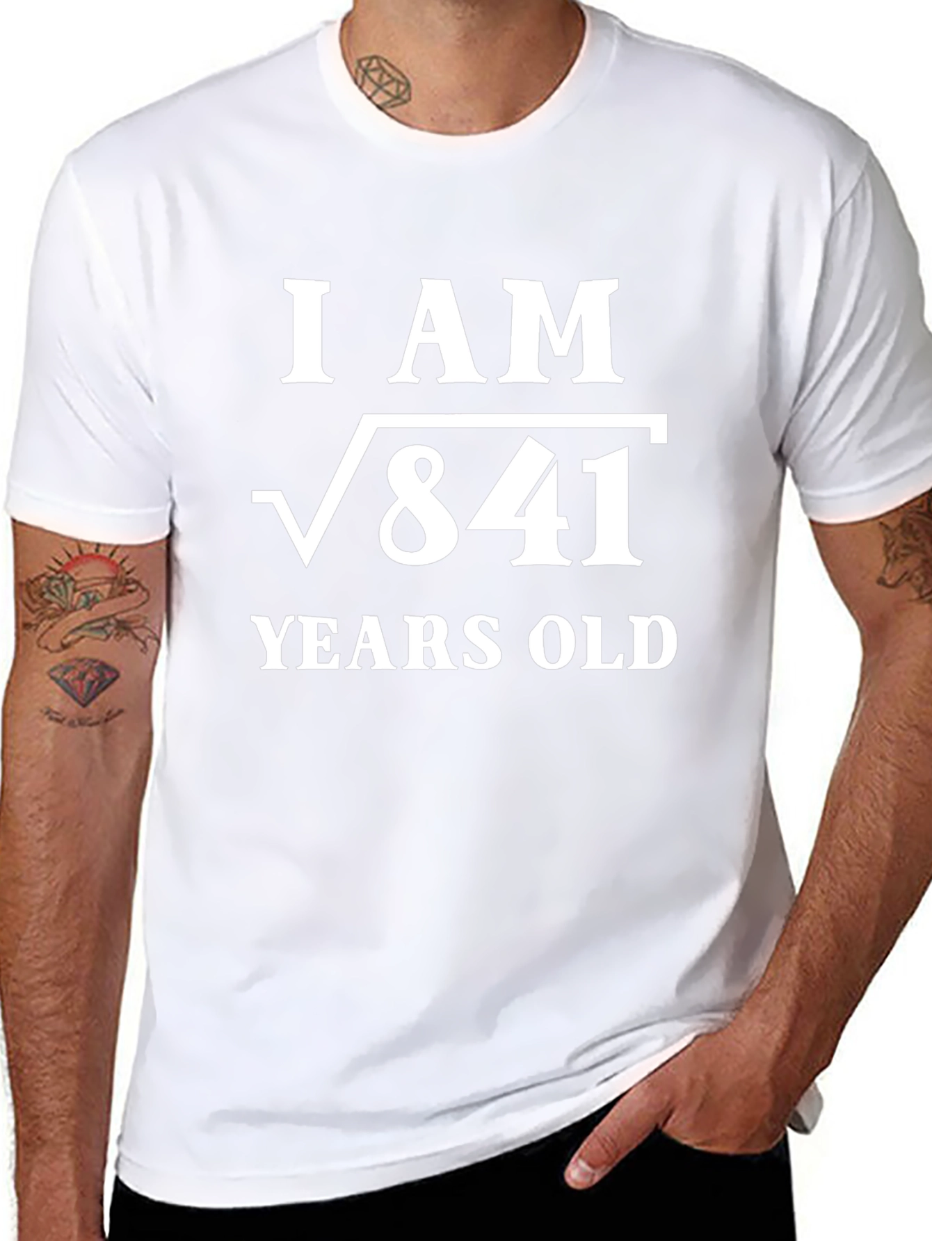 Camiseta Divertida Raíz Cuadrada de 841