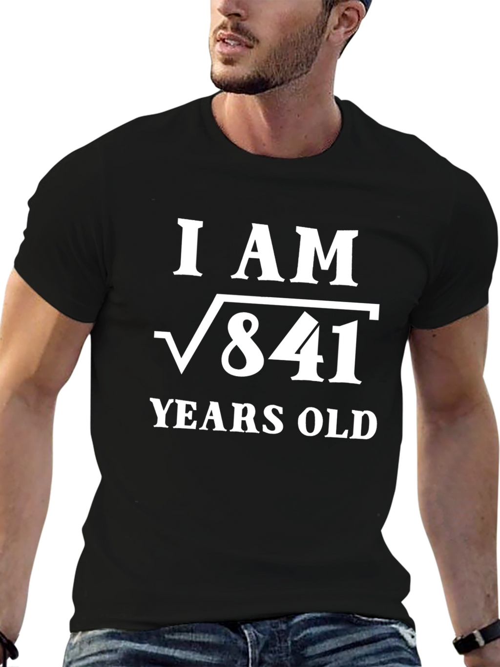 Camiseta Divertida Raíz Cuadrada de 841