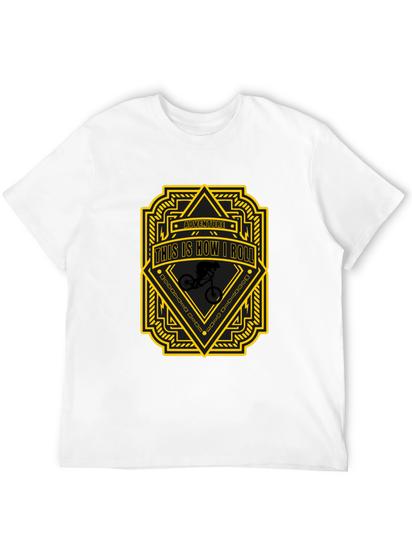 Camiseta Negra Aventura Ciclismo