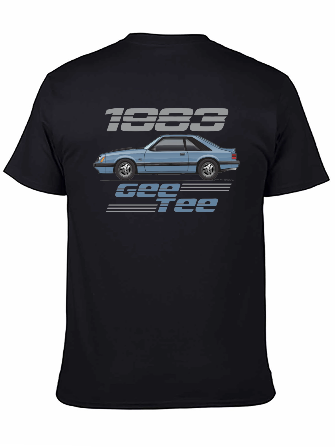 Camiseta Negra 1983 Gee Tee