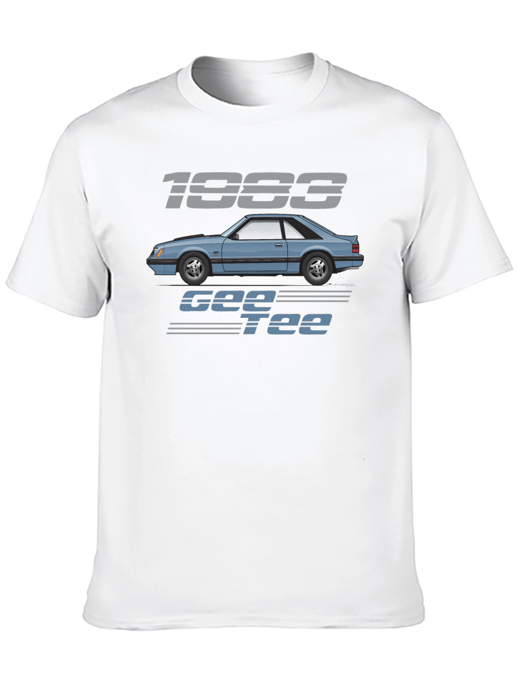 Camiseta Negra 1983 Gee Tee