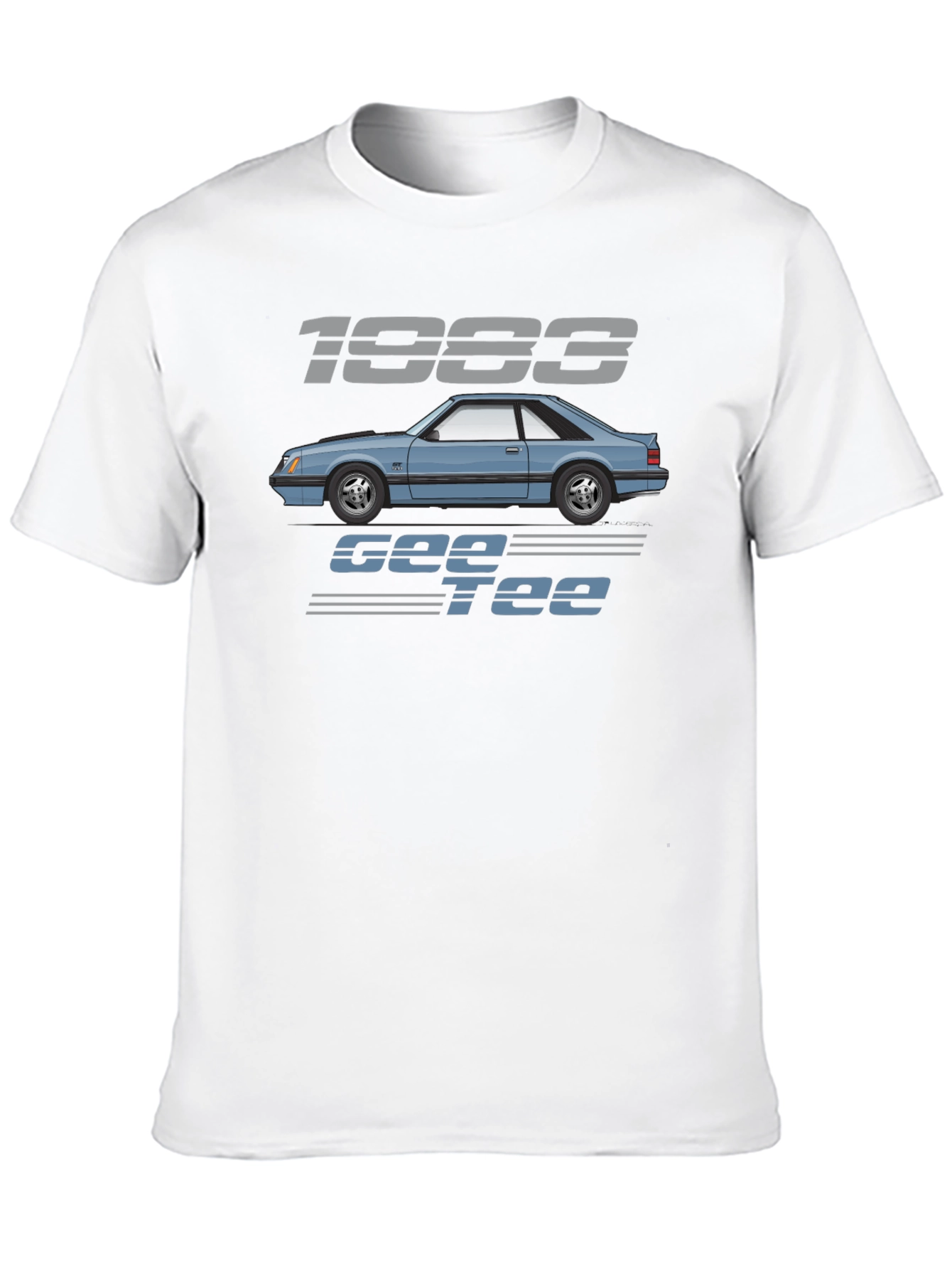Camiseta Negra 1983 Gee Tee